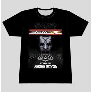Static X Wisconson Route 666 Tour Freak 3XL T Shirt New Korn Limp Bizkit...